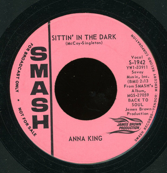 Anna King : Come On Home (7", Single, Promo)