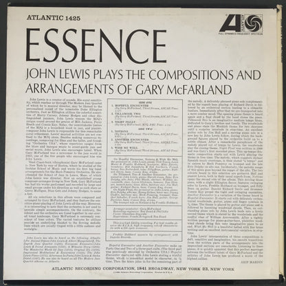 John Lewis (2) : Essence (LP, Album, Mono)