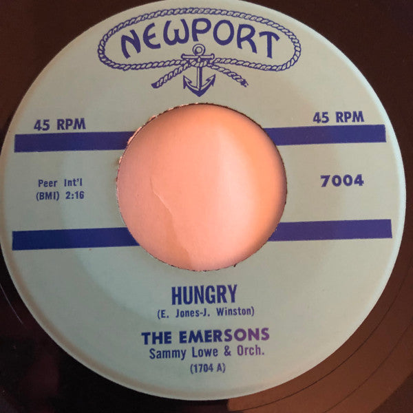 The Emersons : Hungry / Joannie Joannie (7", Unofficial)