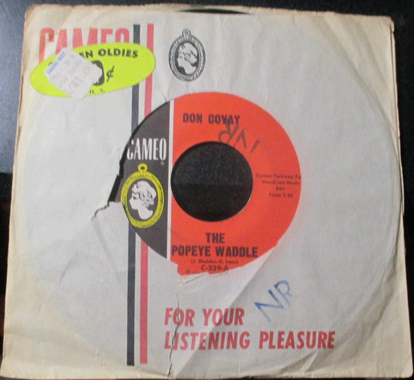 Don Covay : The Popeye Waddle (7", Single)