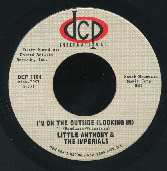 Little Anthony & The Imperials : I'm On The Outside (Looking In) / Please Go (7", Single, Ind)