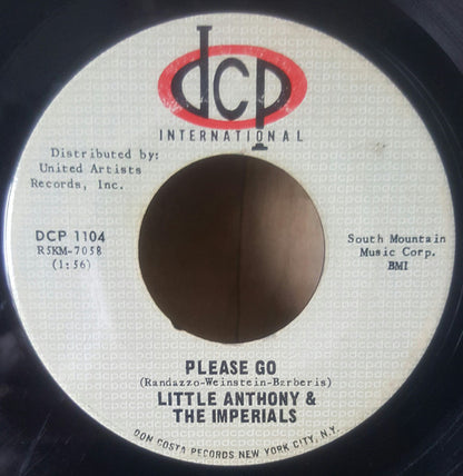 Little Anthony & The Imperials : I'm On The Outside (Looking In) / Please Go (7", Single, Ind)