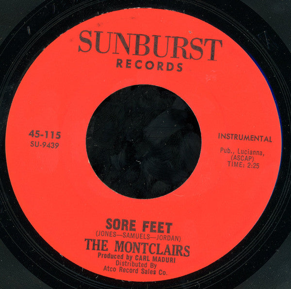 The Monclairs : Sore Feet (7", Single)