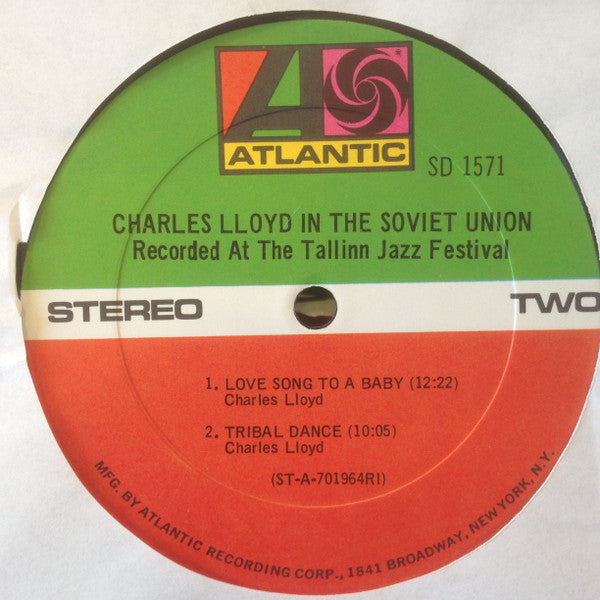 Charles Lloyd : In The Soviet Union: Recorded At The Tallinn Jazz Festival (LP, Album, Gat)