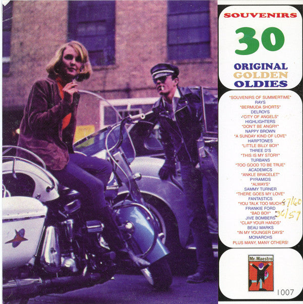 Various : Souvenirs 30 Original Golden Oldies (CD, Comp)
