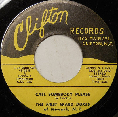 The First Ward Dukes : Welcome Home (7", Single)