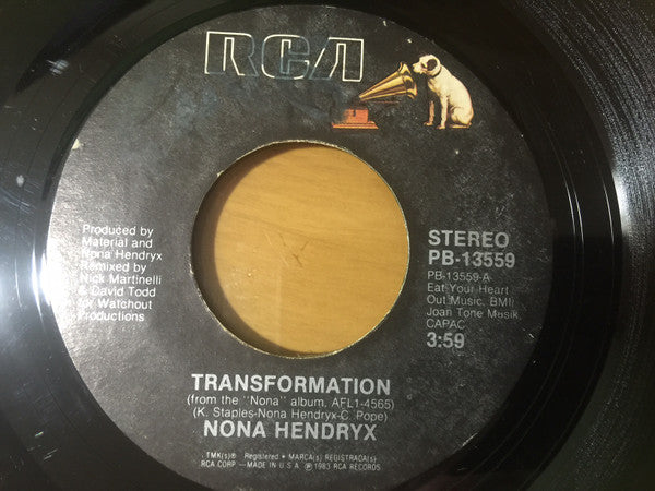 Nona Hendryx : Transformation (7", Single, Styrene)