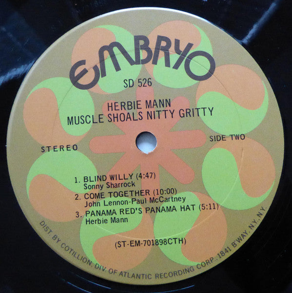 Herbie Mann : Muscle Shoals Nitty Gritty (LP, Album, CTH)