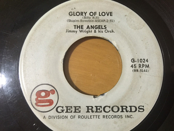 The Angels (20) : Glory Of Love (7", RE)
