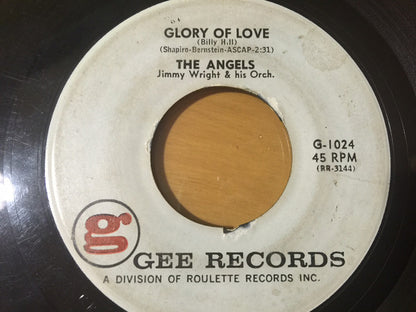 The Angels (20) : Glory Of Love (7", RE)
