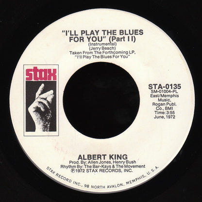 Albert King : I'll Play The Blues For You (7", Single, Promo)