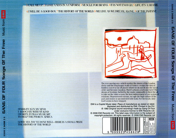 Gang Of Four : Songs Of The Free (CD, Album, RE)