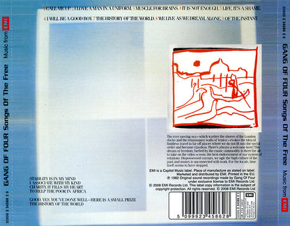 Gang Of Four : Songs Of The Free (CD, Album, RE)