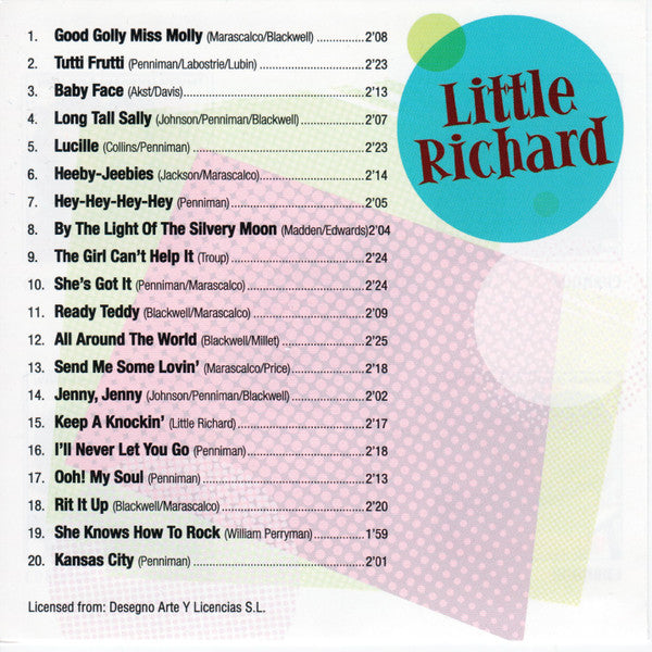 Little Richard : Twentieth Century Rock & Roll Artists (CD, Comp)