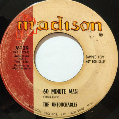 The Untouchables (9) : 60 Minute Man / Everybody's Laughing (7", Single, Promo)