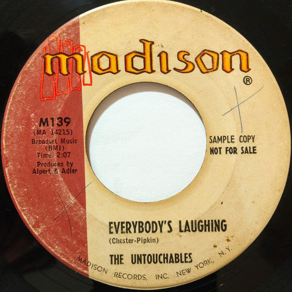 The Untouchables (9) : 60 Minute Man / Everybody's Laughing (7", Single, Promo)