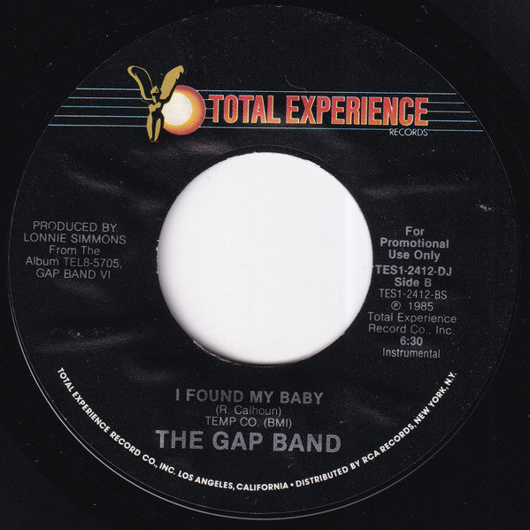 The Gap Band : I Found My Baby (7", Single, Promo, Styrene)