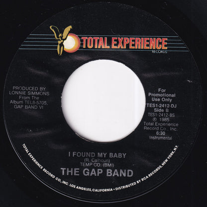 The Gap Band : I Found My Baby (7", Single, Promo, Styrene)