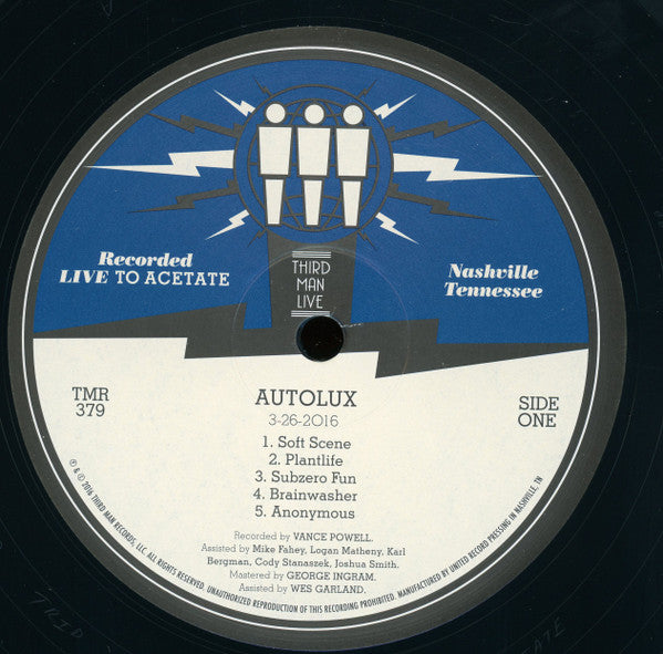 Autolux : Live at Third Man Records (LP, Album)