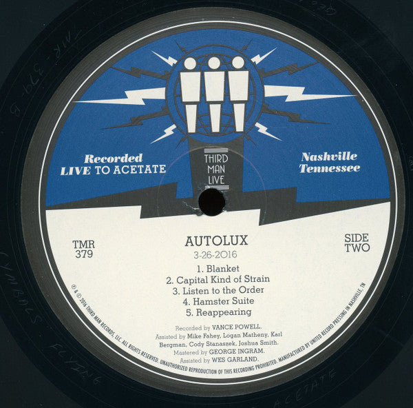 Autolux : Live at Third Man Records (LP, Album)
