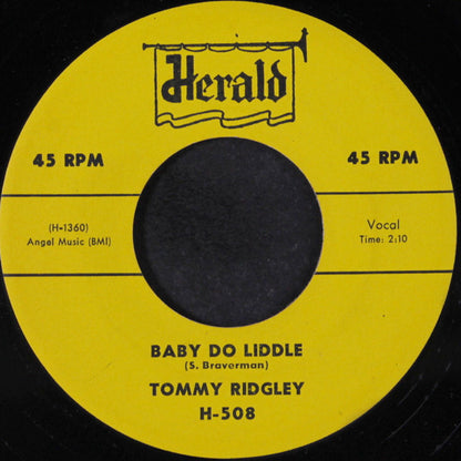 Tommy Ridgley : Baby Do Liddle / Just A Memory (7", Single)