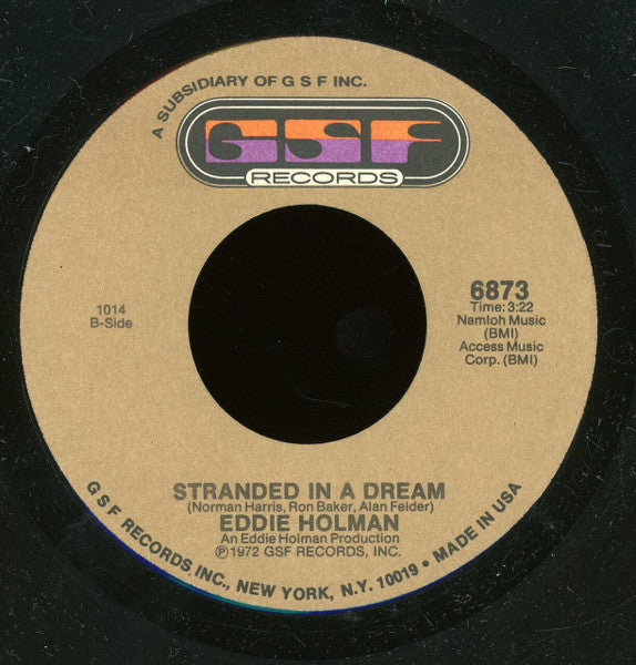 Eddie Holman : My Mind Keeps Telling Me (That I Really Love You, Girl) (7", Pla)