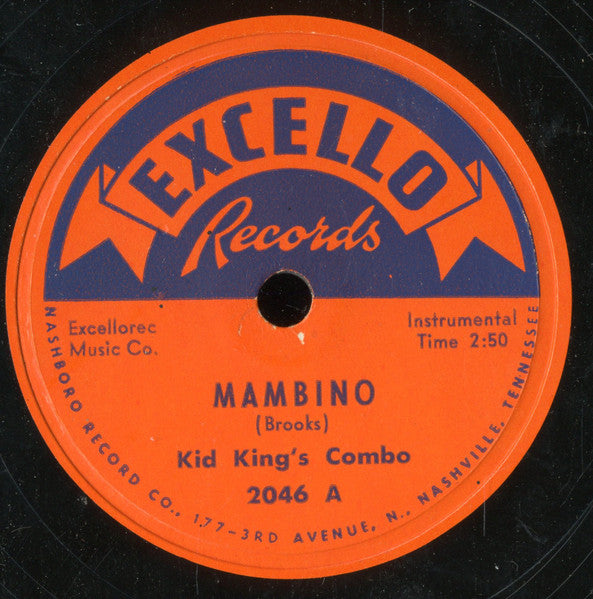 Kid King's Combo : Mambino / Strollin' Time (Shellac, 10")