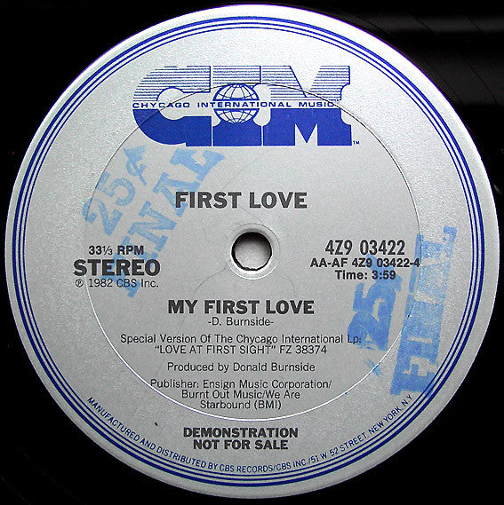 First Love : It's A Mystery To Me (12", Promo)