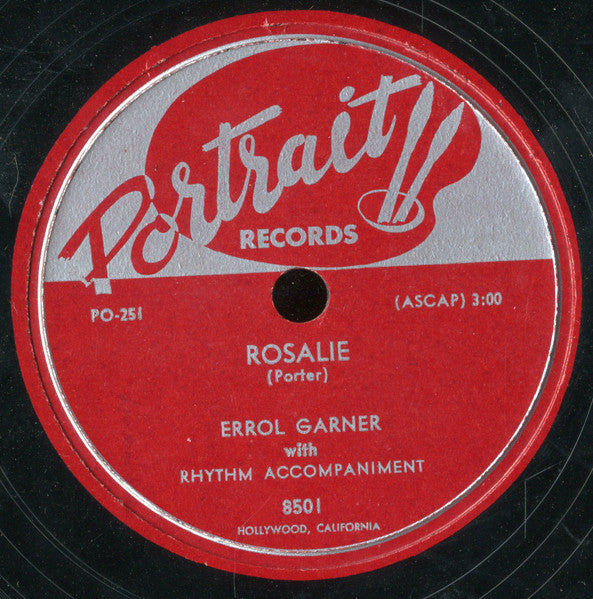 Erroll Garner : Rosalie / Everything Happens To Me (Shellac, 10")