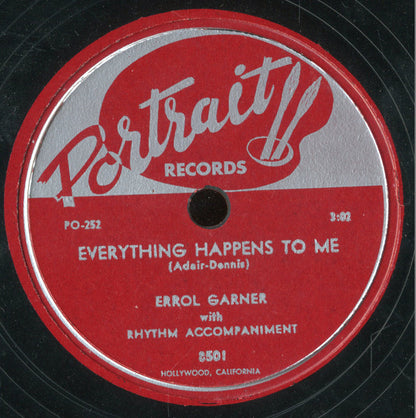 Erroll Garner : Rosalie / Everything Happens To Me (Shellac, 10")