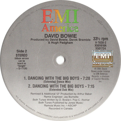 David Bowie : Blue Jean (12", Single)