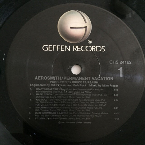 Aerosmith : Permanent Vacation (LP, Album, RP, All)