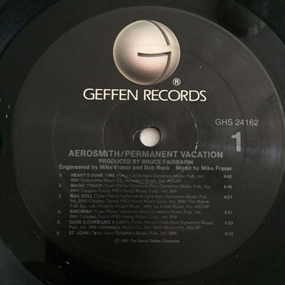 Aerosmith : Permanent Vacation (LP, Album, RP, All)