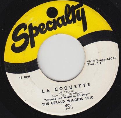 The Gerald Wiggins Trio : La Coquette (7", Single)