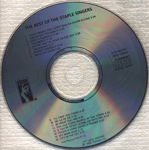 The Staple Singers : The Best Of The Staple Singers (CD, Comp, RE, RM)
