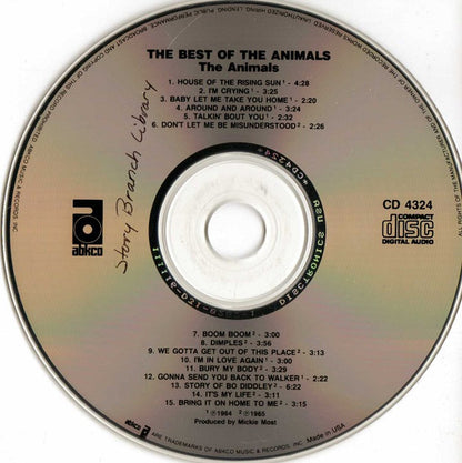 The Animals : The Best Of The Animals (CD, Comp, RE, Dis)