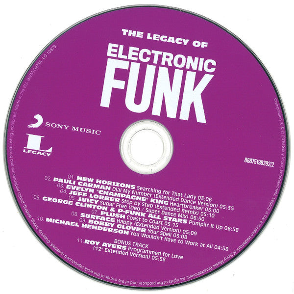 Various : The Legacy Of Electronic Funk (3xCD, Comp)