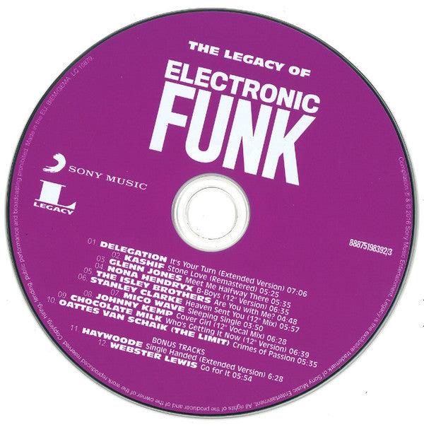 Various : The Legacy Of Electronic Funk (3xCD, Comp)