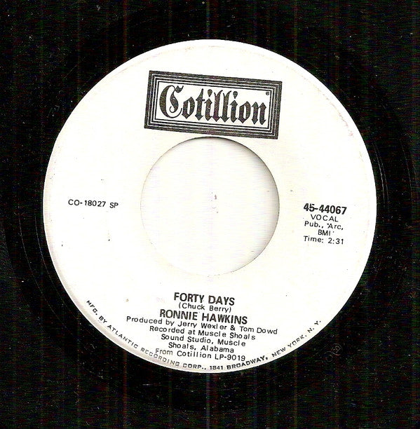 Ronnie Hawkins : Bitter Green (7", Single, Promo, SP-)