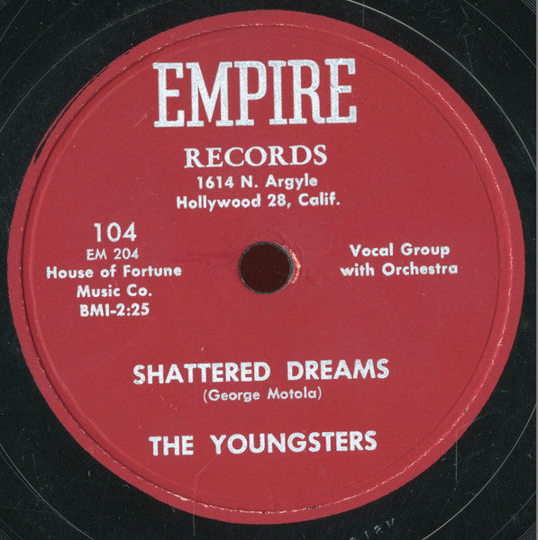 The Youngsters (4) : Rock'n Roll'n Cowboy / Shattered Dreams (Shellac, 10")