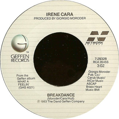 Irene Cara : Breakdance / Cue Me Up (7", Single, Jac)