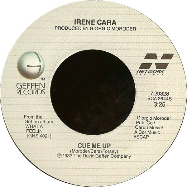 Irene Cara : Breakdance / Cue Me Up (7", Single, Jac)