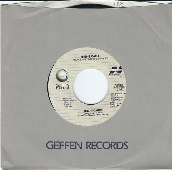 Irene Cara : Breakdance / Cue Me Up (7", Single, Jac)