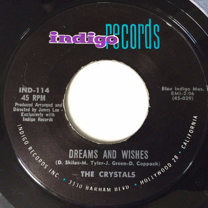 The Crystals (12) : Dreams And Wishes / Mr. Brush (7", Styrene)