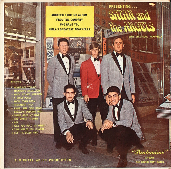 Satan & The Angels : Blue Eyed Soul - Acappella (LP, Album, Mono)