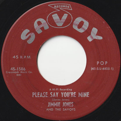 Jimmy Jones And The Savoys (9) : With All My Heart / Please Say You're Mine (7", Single)