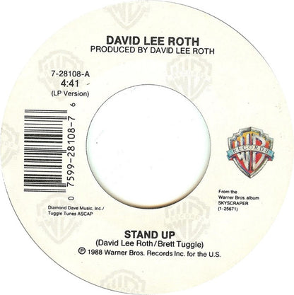 David Lee Roth : Stand Up (7", Single, All)
