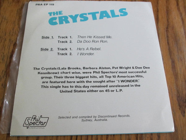 The Crystals : I Wonder (7", EP)