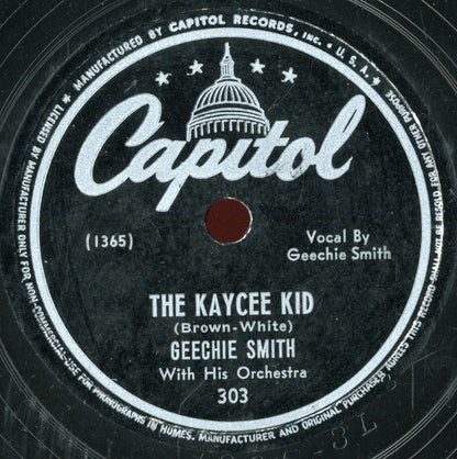 Geechie Smith And His Orchestra : The Kaycee Kid / T-Town Jump (Shellac, 10", Scr)
