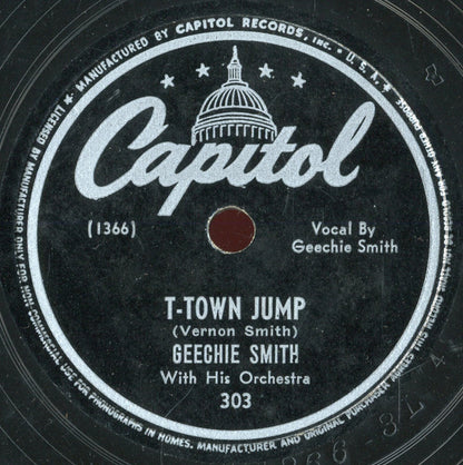 Geechie Smith And His Orchestra : The Kaycee Kid / T-Town Jump (Shellac, 10", Scr)